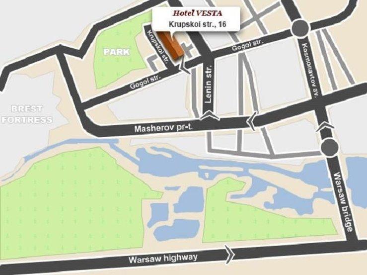Hotel Vesta Брест Екстер'єр фото